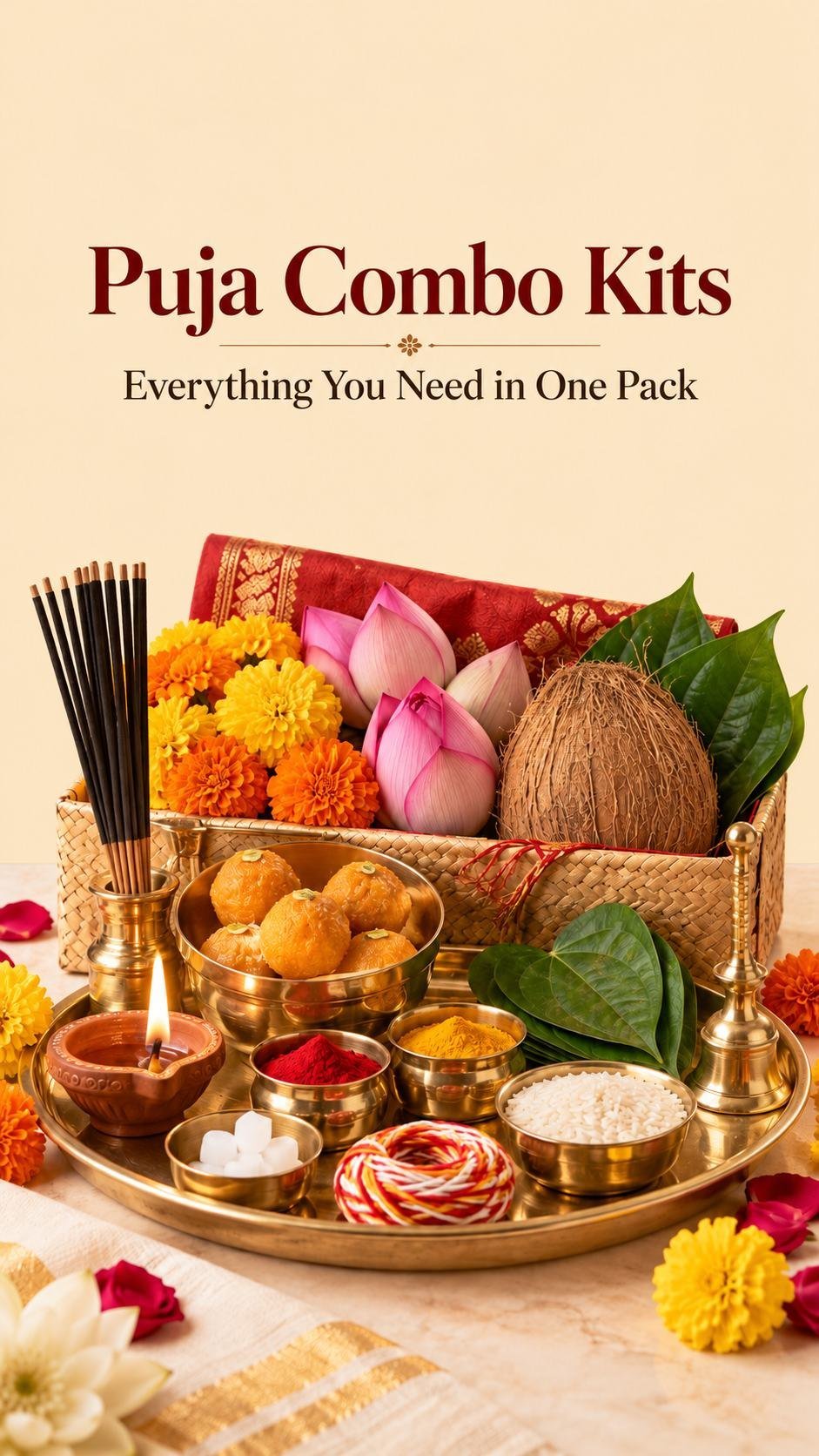 Puja combo kits - everything you need in one pack